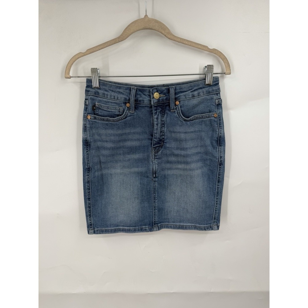 Judy Blue Denim Mini Skirt Women S Blue Jean Skirt Preppy Timeless Summer